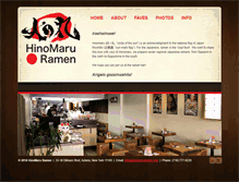 Tablet Screenshot of hinomaruramen.com